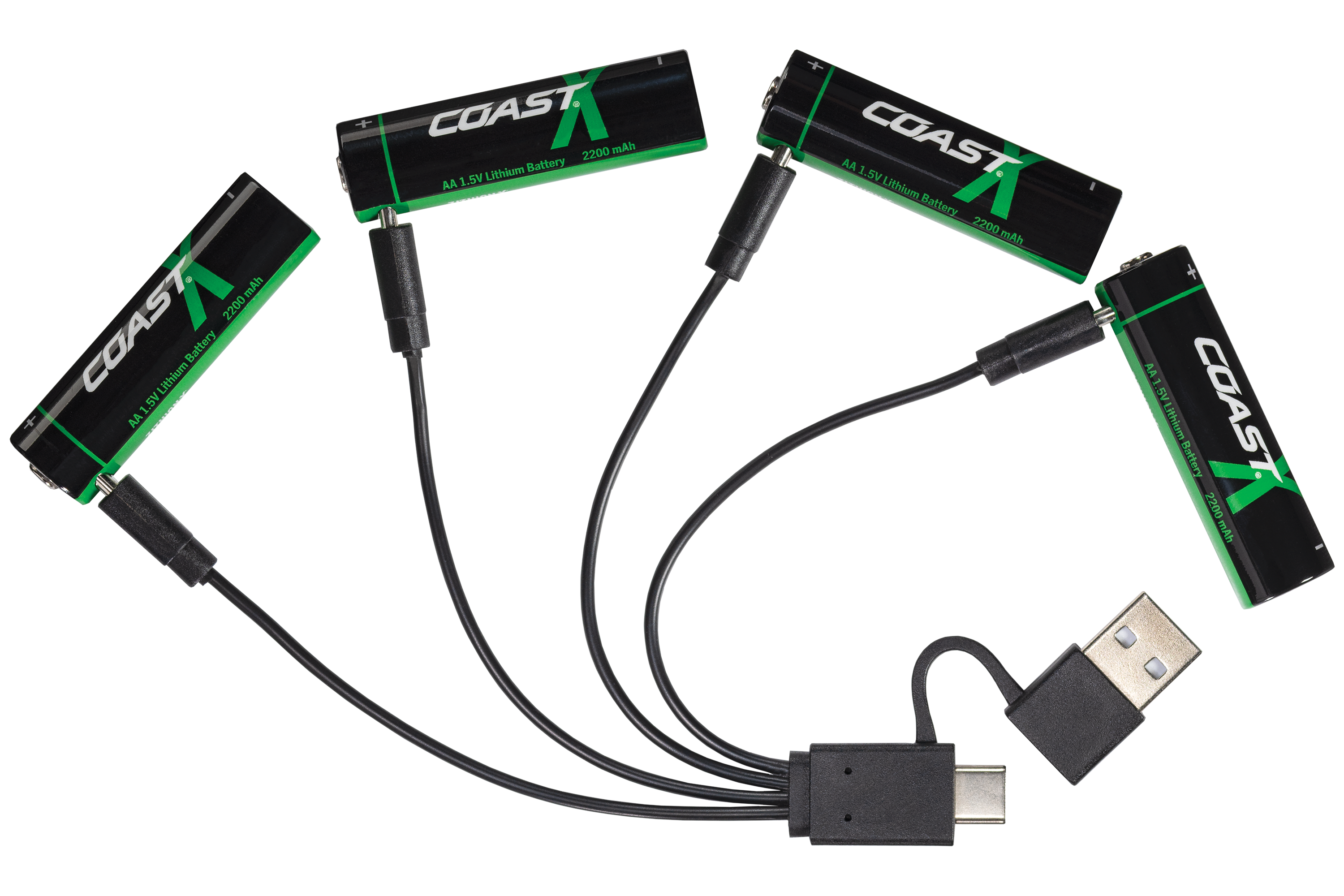 AA様　確認用 Coast ZITHION-X ZXAA USB-C Rechargeable Batteries – COAST